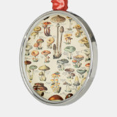 キノコのコレクション メタルオーナメント (左)