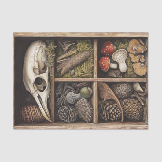 キノコのゴブリンの機知に富んだ自然の切り離し 薄葉紙 (正面)