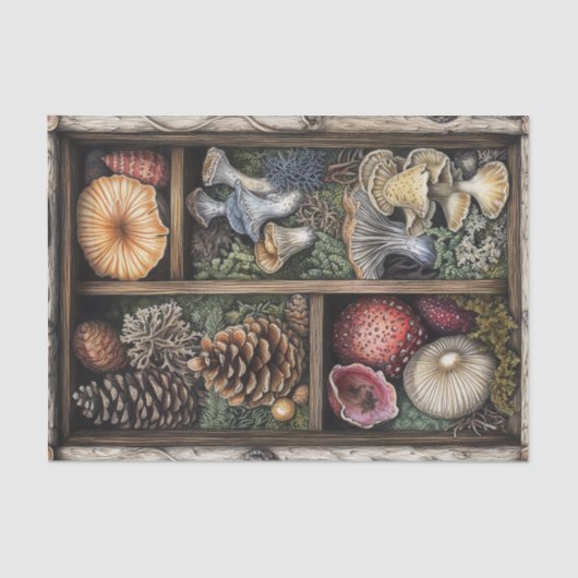 キノコのゴブリンの機知に富んだ自然分離組織 薄葉紙 (正面)