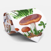 キノコのシームレスなパターン ネクタイ (ロール)