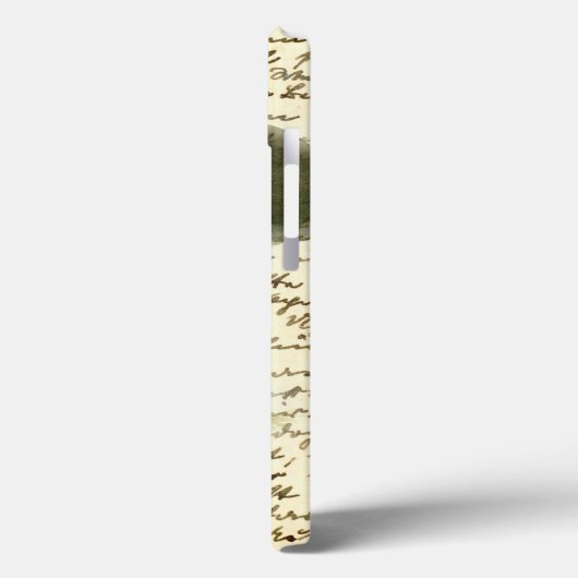 キノコのスケッチ色あせた文字動揺してボー Case-Mate iPhoneケース (裏面 / 左)