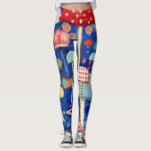 キノコのスポーツ用品 レギンス (正面)