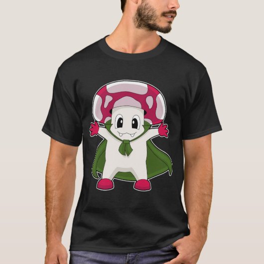 キノコのハロウィンマント Tシャツ (正面)