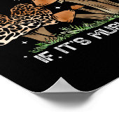 キノコのハンターギフト男性ふぎキノコの加工 ポスター (角)