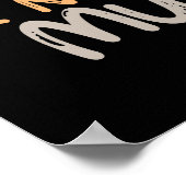 キノコのハンターメンズモレムキノコをforaging菌 ポスター (角)