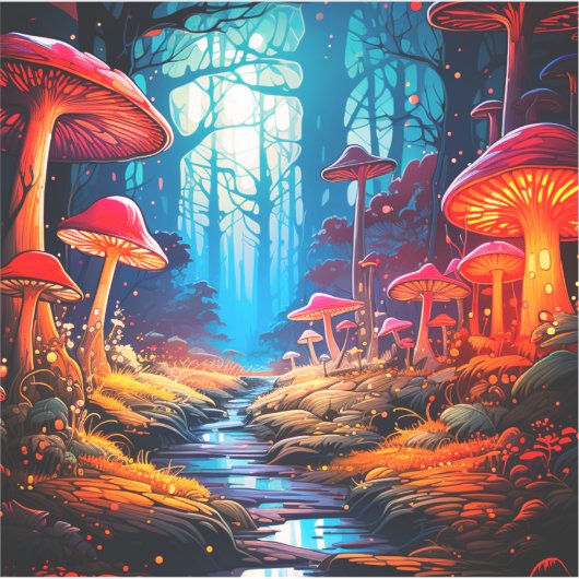 キノコのパス シール (正面)