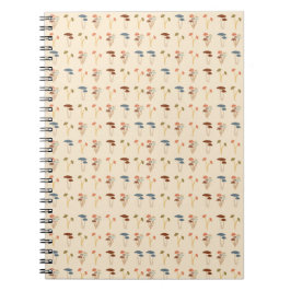 キノコのパターン ノートブック