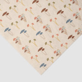 キノコのパターン 薄葉紙 (詳細)