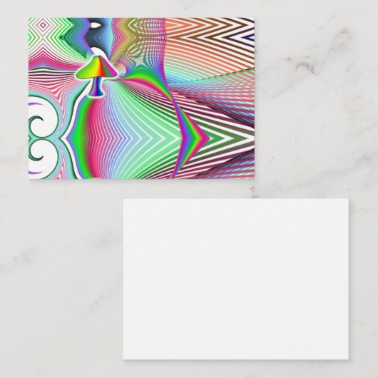 キノコのビジョン 名刺 (正面/裏面)