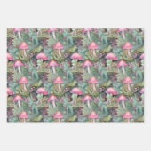 キノコのフォレスト包装紙 ラッピングペーパーシート (正面)