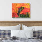 キノコのフォレスト キャンバスプリント (インサイチュ (寝室))