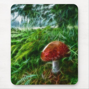 キノコのフラクタル林 マウスパッド
