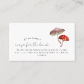 キノコのブライズシャワー レシピ募集 エンクロージャーカード (正面)