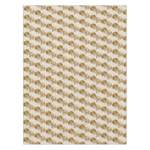 キノコのボタンポルタベラ真菌ピザトッピング テーブルクロス (正面)