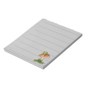 キノコの上のカエルTo Do List ノートパッド (回転)