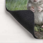 キノコの下のマウス マウスパッド (コーナー)