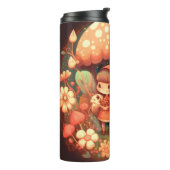 キノコの下の可愛い小さな小妖精や小人 タンブラー (回転左)