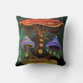 キノコの世界 クッション (裏面)