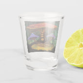 キノコの世界 ショットグラス (裏面)