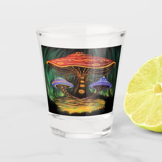 キノコの世界 ショットグラス (正面)