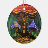 キノコの世界 セラミックオーナメント (左)