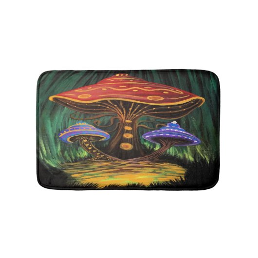 キノコの世界 バスマット (正面)