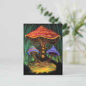 キノコの世界 ポストカード (スタンド正面)