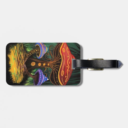 キノコの世界 ラゲッジタグ (裏面横)