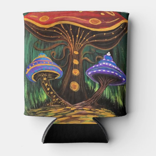 キノコの世界 缶クーラー (正面)