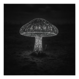 キノコの光 - 写真プリント フォトプリント