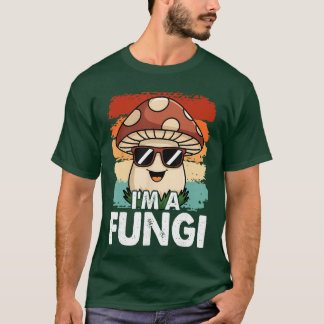 キノコの冗談で楽しい生物学 真菌 Tシャツ