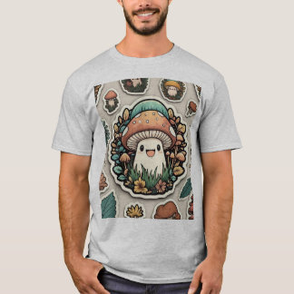「キノコの友だち」 Tシャツ