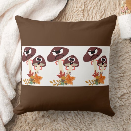 キノコの友人 クッション (ブランケット)