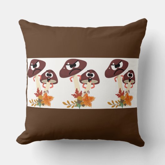 キノコの友人 クッション (正面)