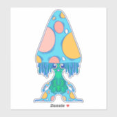 キノコの友達 シール (シート)