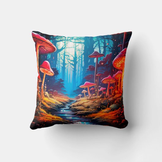 キノコの土地 クッション (裏面)