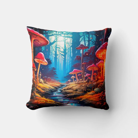キノコの土地 クッション (正面)