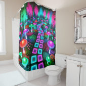 キノコの土地 シャワーカーテン (インサイチュ)