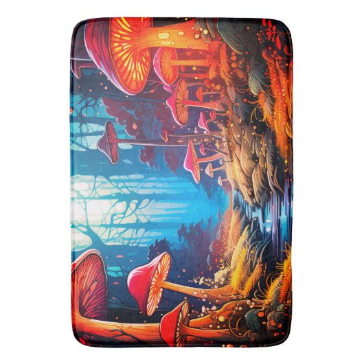 キノコの土地 バスマット (正面縦)