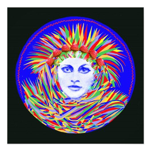 キノコの夢 フォトプリント            (正面)