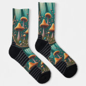 キノコの妖精の輪を持つ森 ソックス (右)