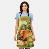 キノコの妖精サンダー_コーブ エプロン (着用した状態)