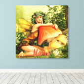 キノコの妖精サンダー_コーブ キャンバスプリント (インサイチュ (ウッドフロア))