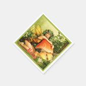 キノコの妖精サンダー_コーブ スタンダードカクテルナプキン (角)