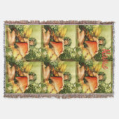 キノコの妖精サンダー_コーブ スローブランケット (正面)