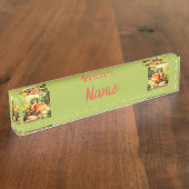 キノコの妖精サンダー_コーブ デスクネームプレート (側面)