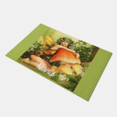 キノコの妖精サンダー_コーブ ドアマット (アングル)