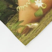 キノコの妖精サンダー_コーブ フリースブランケット (角)