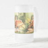 キノコの妖精サンダー_コーブ フロストグラスビールジョッキ (正面右)