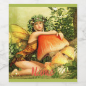 キノコの妖精サンダー_コーブ ワインラベル (シングルラベル)